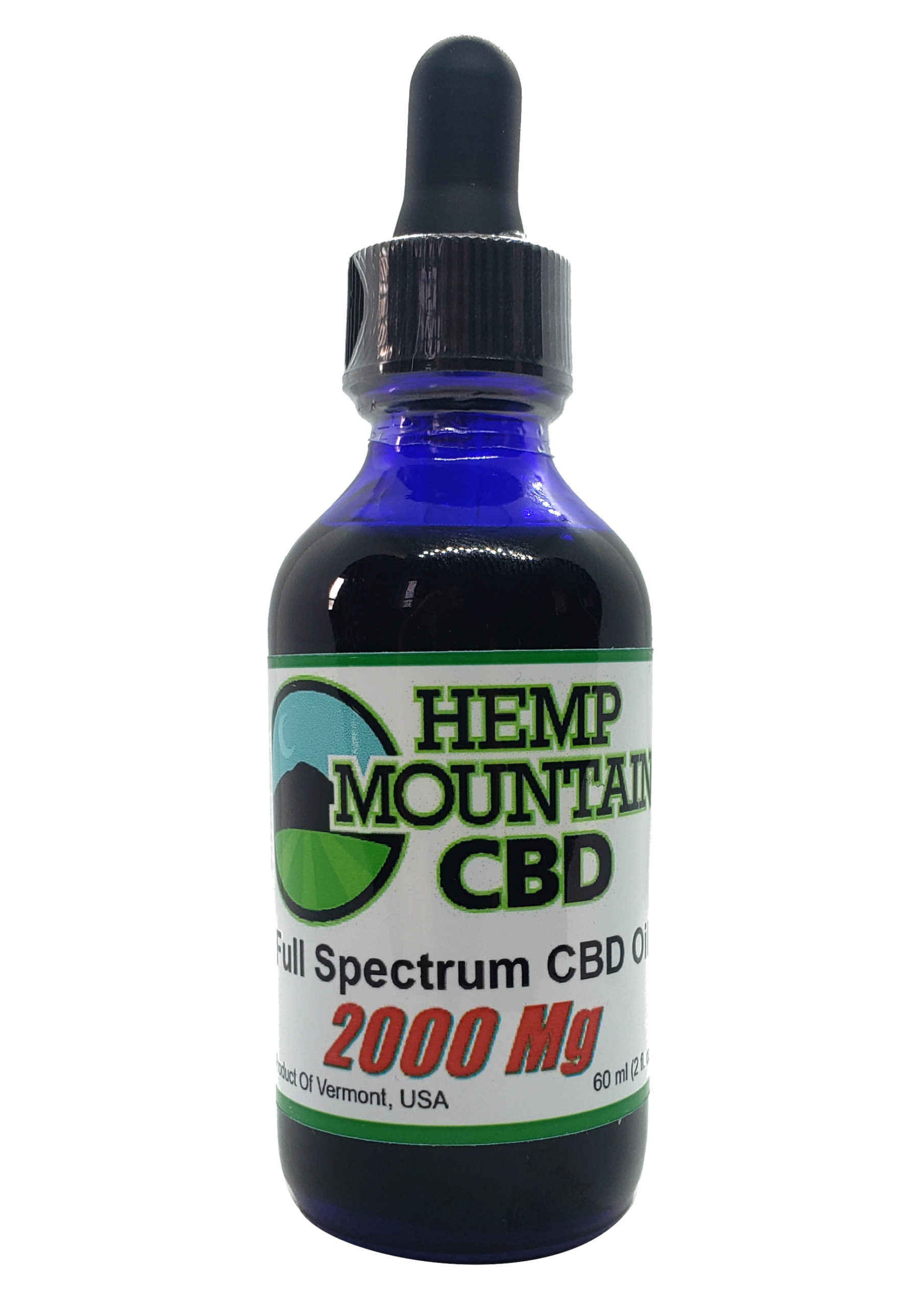 2000mg Full Spectrum CBD Oil | Hemp Mountain CBD